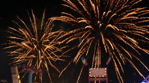 Fourth Of July Fireworks Stock Footage 51847706