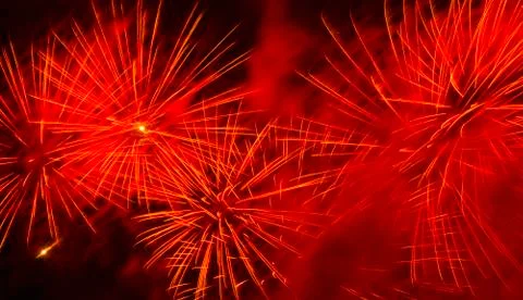 Fourth of July fireworks Foto stock
