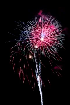 Fourth of July Fireworks Stock Photos