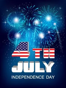 Fourth of July Stock Illustration