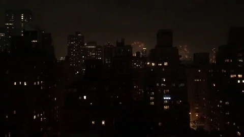 Fourth of July Skyline Stock Footage 77582784