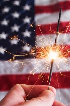 Fourth of July Sparkler Photos