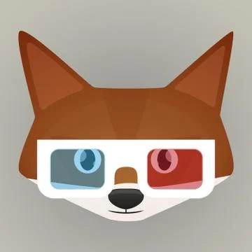Fox avatar Stock Illustration
