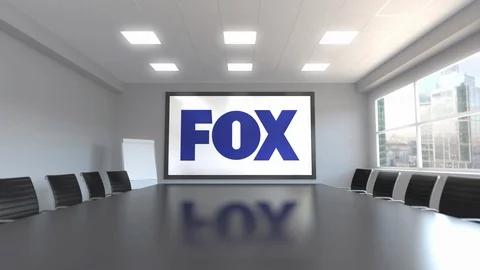Fox Broadcasting Company logo on the scr... | Stock Video | Pond5