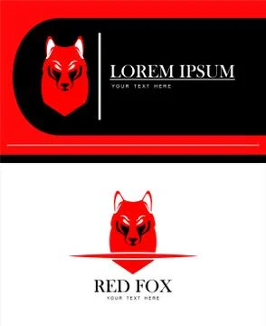Fox Card Stock Illustration