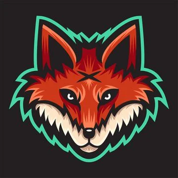 Fox cartoon illustration Stock Illustration