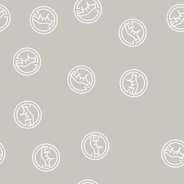 Fox control line seamless pattern イラスト素材