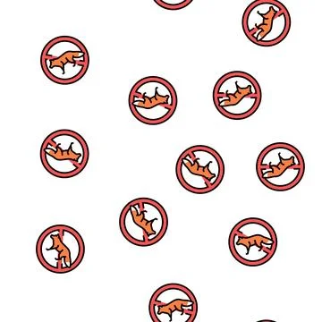 Fox control vector seamless pattern 스톡 일러스트