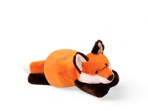 Fox doll on white background Stock Photos