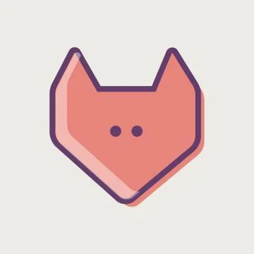 Fox face Stock Illustration