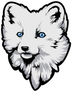 Fox Face Illustration. Wild. Forest. Vector Stock Illustration