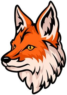 Fox Face Illustration. Wild. Forest. Vector Stock Illustration