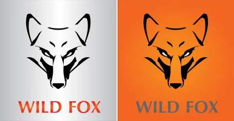 Fox. Fox Head. wild fox Stock Illustration