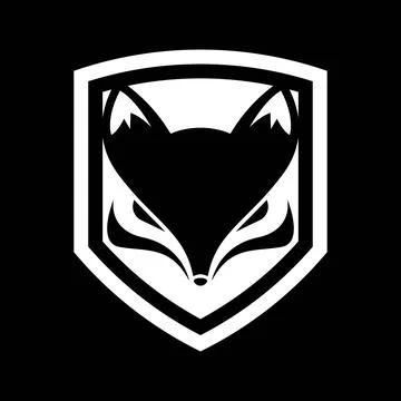 Fox head vector logo icon design Stock Illustration