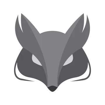 Fox head vector logo icon design Stock Illustration