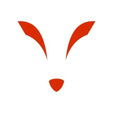 Fox Icon Vector Illustration for App, Web and UI Design Stock Illustration