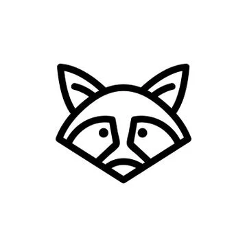Fox icon vector. Isolated contour symbol illustration Stock Illustration