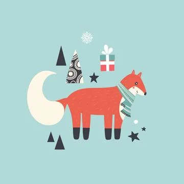 Fox illustration Stock Illustration