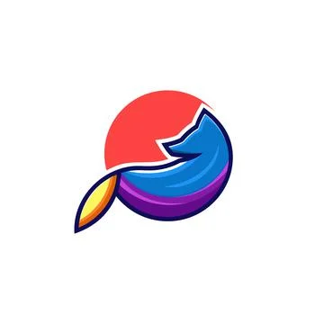 Fox logo Stock Illustration