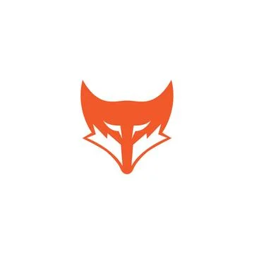Fox logo illustration イラスト素材