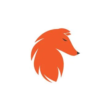 Fox logo illustration Stockillustratie