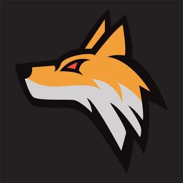 Fox Logo Mascot Logo Concept Vector Illustration. Suitable For Wallpaper, Ban Stock Illustration
