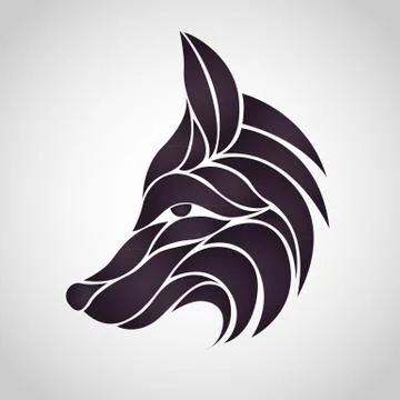Fox logo vector Stock Illustration