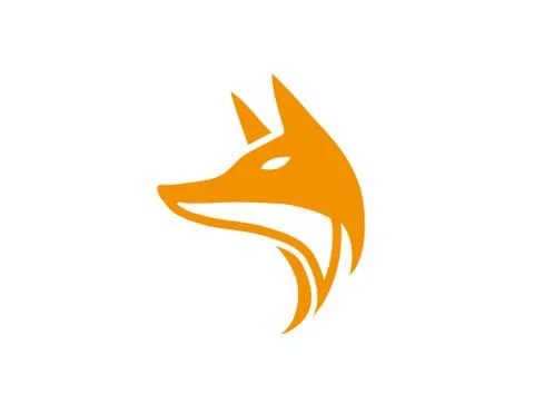 Fox logo Vector Stock Illustration