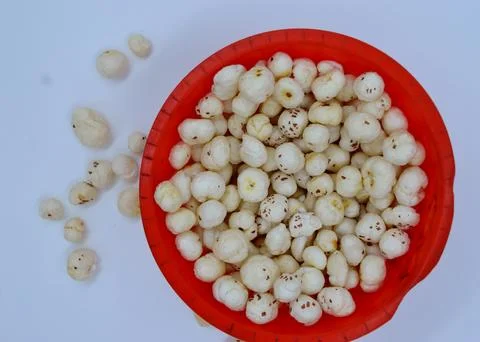 Fox nut top view Stock Photos