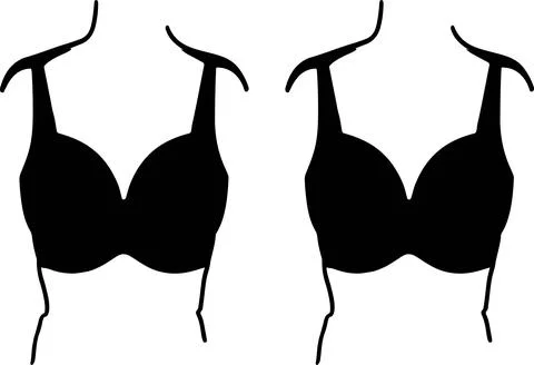FOX STANDING IN A ROW silhouette Stock Illustration