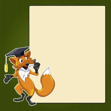 Fox teacher Stock Illustration