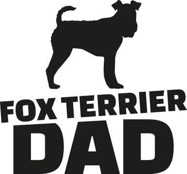 Fox Terrier dad Stock Illustration