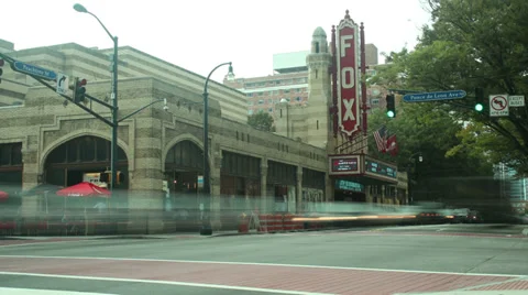 Fox Theater Stock Footage 27882612