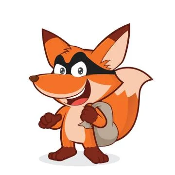 Fox thief Stock Illustration