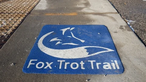 Fox Trot Trail - Appleton, Wisconsin Stock Footage 100527173