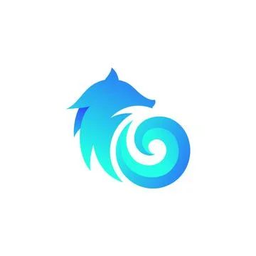 Fox vector illustration icon Stock Illustration