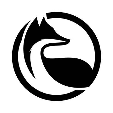 Fox vector logo icon design Stock Illustration