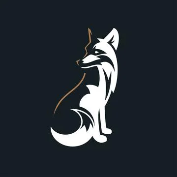 Fox vintage Stock Illustration