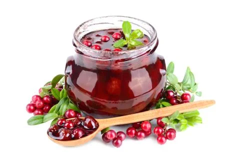 Foxberry jam Stock Photos