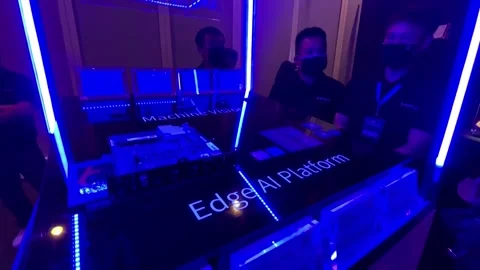Foxconn unveils its first open electric car hardware and software platform, TAIW Video stock 203976334
