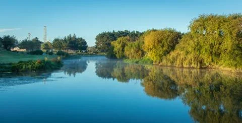 Foxton River Loop Morning Stock Photos