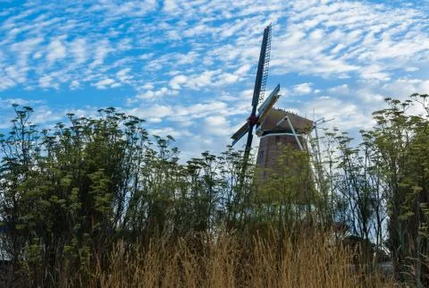 Foxton windmill Foto stock
