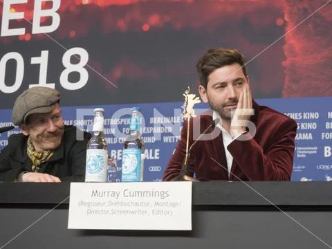 Foy Vance and Murray Cummings during Berlinale 2018 Stock Photos