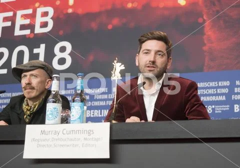 Foy Vance and Murray Cummings during Berlinale 2018 Stock Photos