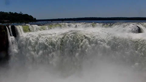 Foz do Iguaçu waterfall Stock Footage 44300689