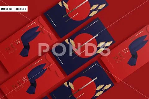 FPK Chinese New Year Envelopes 02 PSD LH Batch 38 PSD Template