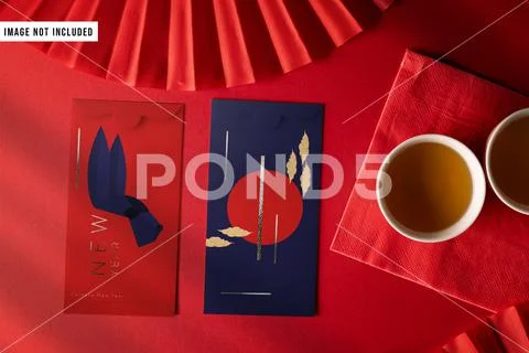 FPK Chinese New Year Envelopes 04 PSD LH Batch 38 PSD Template
