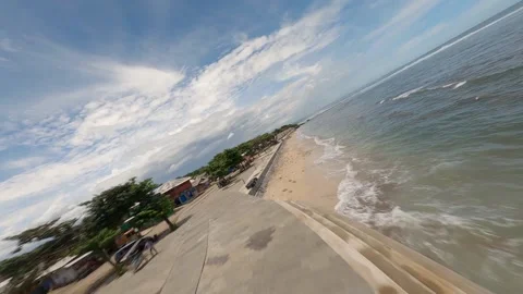 FPV IN THE BEACH 스톡 동영상 229495850