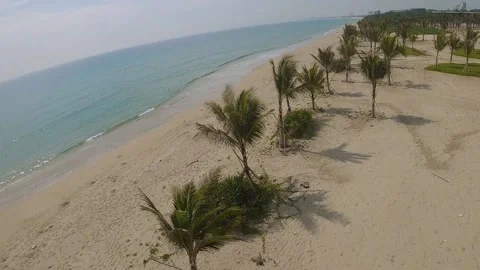 Fpv camera flies after two girls on a motorcycle Video stock 237731287