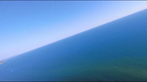 FPV drone flight in the mountains overgrown Stock Footage 206374586
